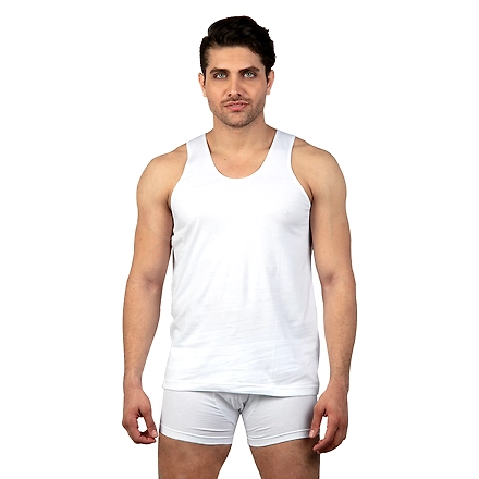 Guitar Basic Sando-100% Cotton-50-White-1