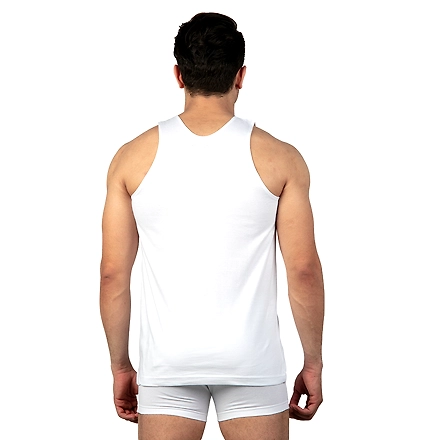 Guitar Basic Sando-100% Cotton-52-White-2