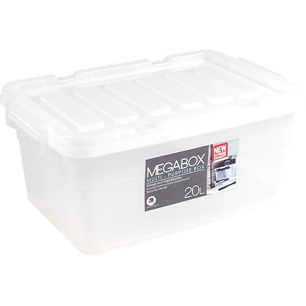 Mega Storage Box Transparent Clear-10987277