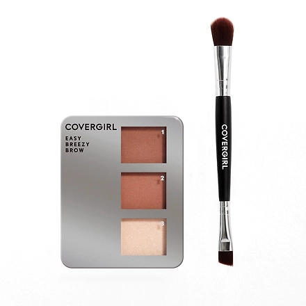 Covergirl Easy Breezy Brow Powder Kit, 705 - Rich Brown-11537097