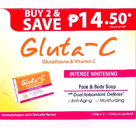 Gluta-C Soap Duo Saver Pack-120g-1