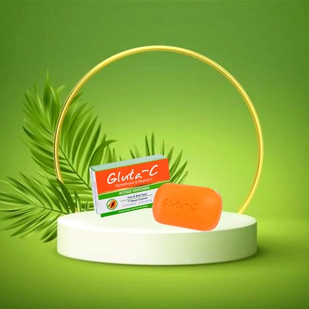 Gluta-C Intense Whitening Soap with Papaya Enzyme-55g-Green-3