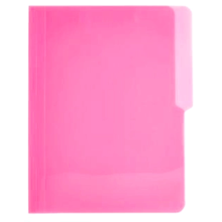 Evo Plastic Folder Short-Neon Pink-1