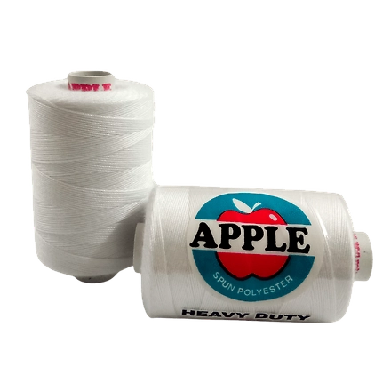 Apple Sewing Thread-White-500m-Spun Polyester-1