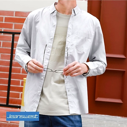 Jeanswest Men's Polo Long Sleeve-Jeanswest-Large-2