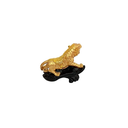 Tiger Gold Wooden Base-Gold-1