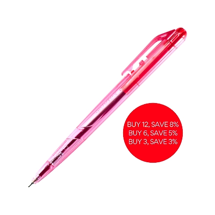 HBW Matrix Retractable Ballpen Red-11021818