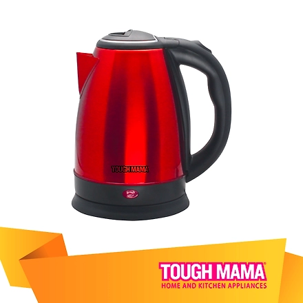 Tough Mama Stainless Steel Electric Kettle 1.8 Liter NTMJK18-Ss4 CTD Red-11657005