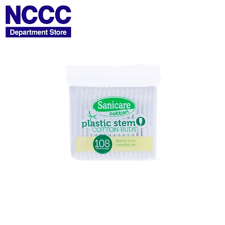 Sanicare Plastic Stem Cotton Buds-10210262