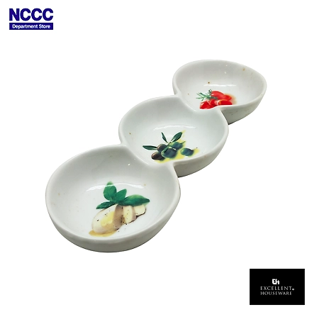 Koopman Snack Tray Porcelain HS-3