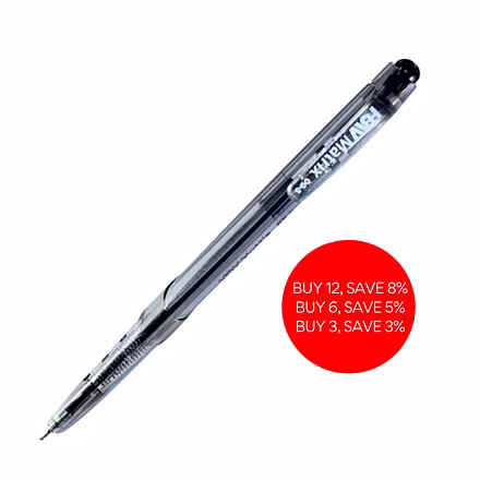 HBW Matrix Retractable Ballpen Black-11021814