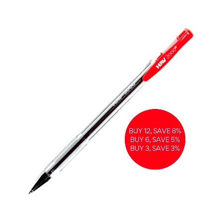 HBW 2000 Ballpen Red-1 pc.-1