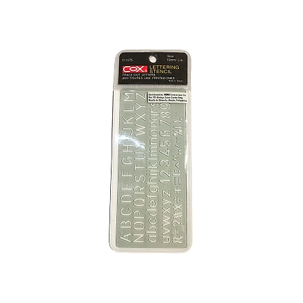 Cox Lettering Stenl-1