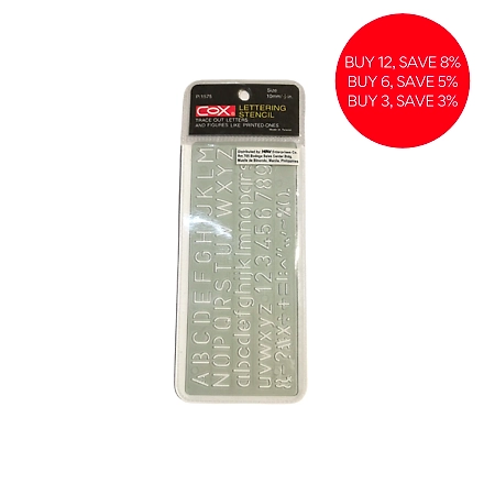 Cox Lettering Stenl-2