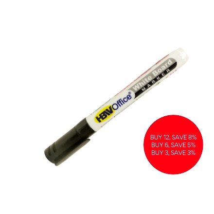 HBW Whiteboard Marker-Black-HBW-1