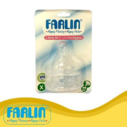 Farlin Nipple Silicone Wideneck-10113124