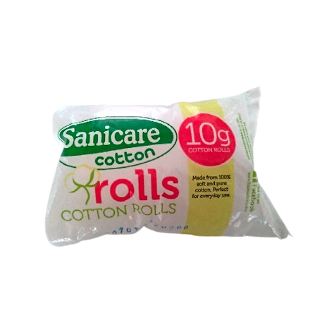 Sanicare Absorbent Cotton Rolls-10g-1