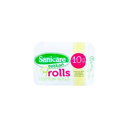Sanicare Absorbent Cotton Rolls-10g-2