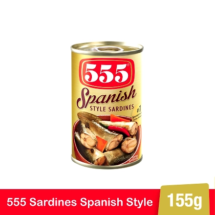 555 Sardines Spanish Style in Oil Easy-open Can 155g-10030588