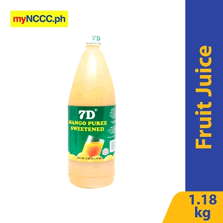 7D Mango Puree Sweetened 2.59lb-11386330