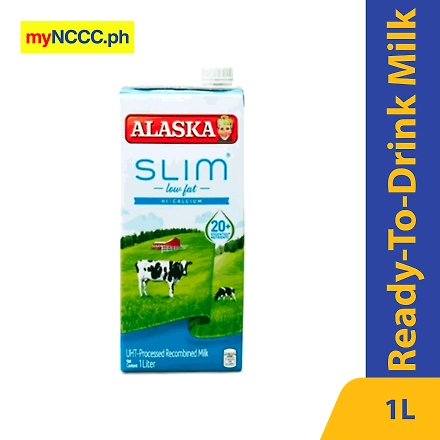 Alaska Slim Low-Fat Fresh Milk 1L-10013008