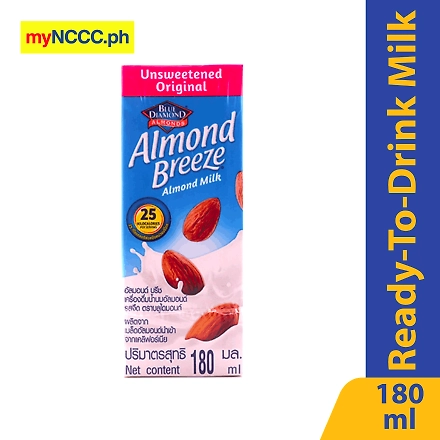 Almond Breeze Milk Unsweetened Original 180ml-11490582