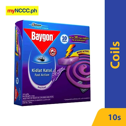 Baygon Kidlat Scented Coil 10s-10673340