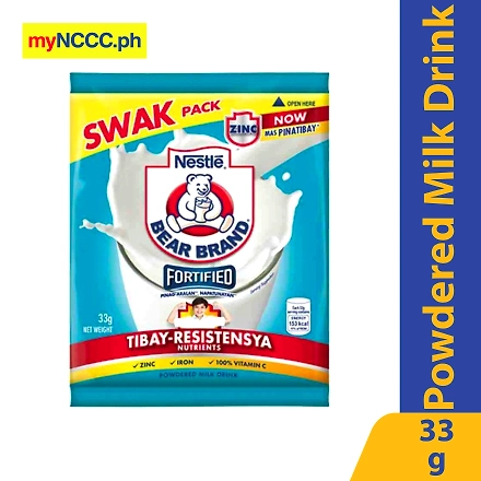 Bearbrand Fortified Powdered Milk Drink with Iron 33g-10398385