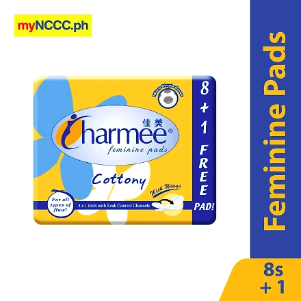Charmee Sanitary Napkin For All Types of Flow with Wings 8s+1-10172580