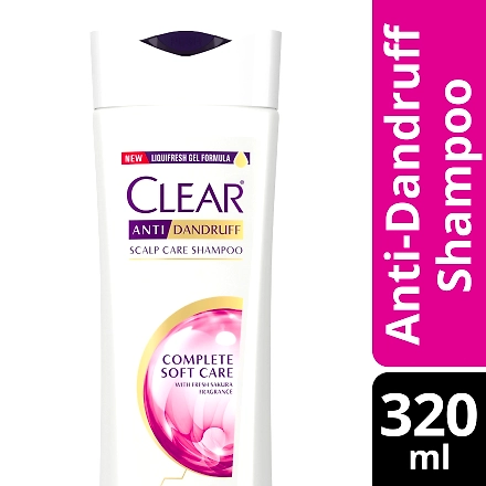 Clear Complete Soft Care Anti-Dandruff Shampoo 320ML-11528842