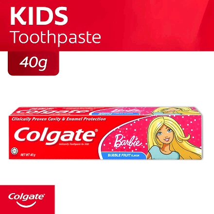 Colgate Toothpaste Barbie Kids Lay Down Tubes 40g-10558321