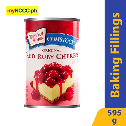 Comstock Original Red Ruby Cherry Pie Filling &amp; Topping 595g-10089865