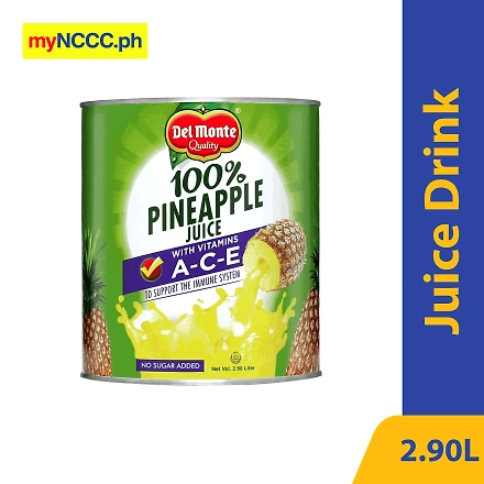 Del Monte 100% Pineapple Juice Unsweetened #10 2.9L-10122330