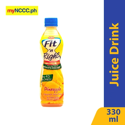 Del Monte Fit 'n Right Pineapple 330ml-10378935