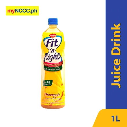 Del Monte Fit 'n Right Pineapple Juice Drink 1L-10473597