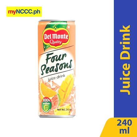 Del Monte Juice Drink Four Seasons Sweetened 240ml-10017464