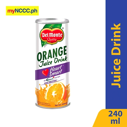 Del Monte Juice Drink Orange Juice Heart Smart 240ml-10599994