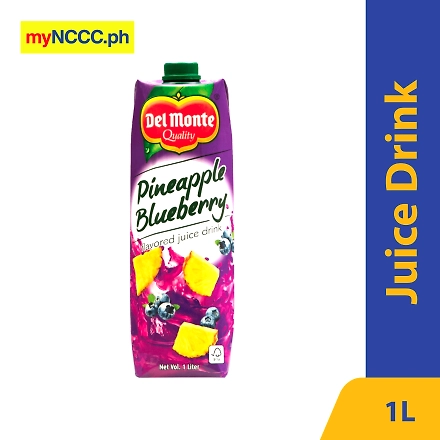 Del Monte Juice Drink Pineapple Blueberry Tetra 1L-10990734