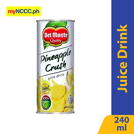 Del Monte Juice Drink Pineapple Crush 240ml-10016724