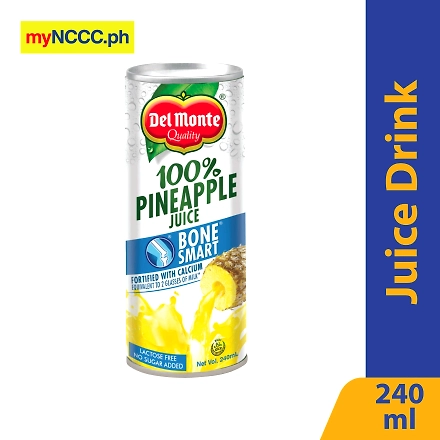 Del Monte Juice Drink Pineapple Juice Bone Smart 240ml-10799678