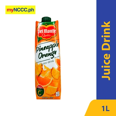 Del Monte Juice Drink Pineapple Orange 100% Vitamin C 1L-10780987