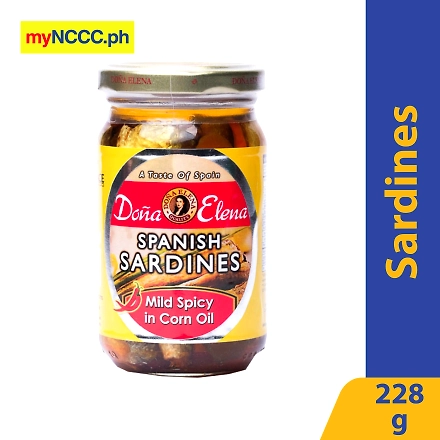 Doña Elena Spanish Sardines in Mild Spicy Corn Oil 228g-10355961