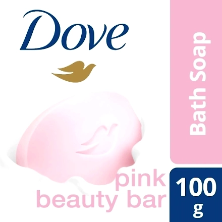Dove Beauty Cream Bar Soap Pink 100G-10141530