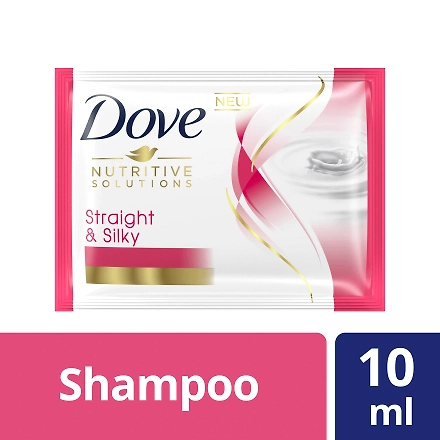 Dove Shampoo Straight &amp; Silky 10MLx6-10619268