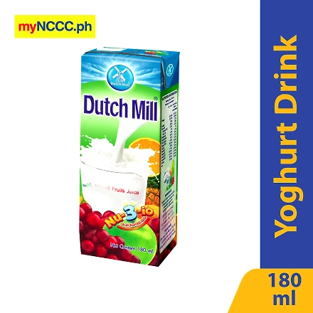Dutch Mill Yoghurt Drink Mixed Fruits Juice 180ml x 4-10518067