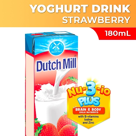 Dutch Mill Yoghurt Drink Strawberry Juice 180ml-10144973