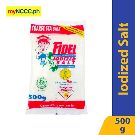 Fidel Iodized Salt Coarse 500g-10027114