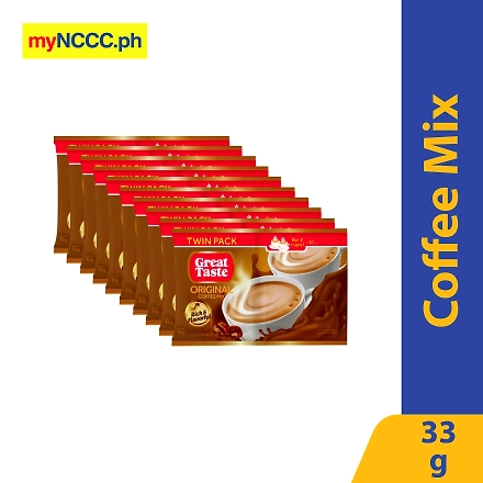 Great Taste Coffee Mix Original 3-in-1 Twin Pack 33gx10s-10647364