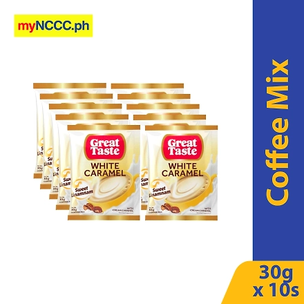 Great Taste Coffee Mix White Caramel with Cream Caramel Sachet 30gx10s-11434954