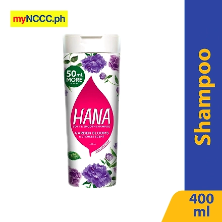 Hana Shampoo Soft &amp; Smooth Garden Blooms &amp; Lychees Scent 400ml-10747297